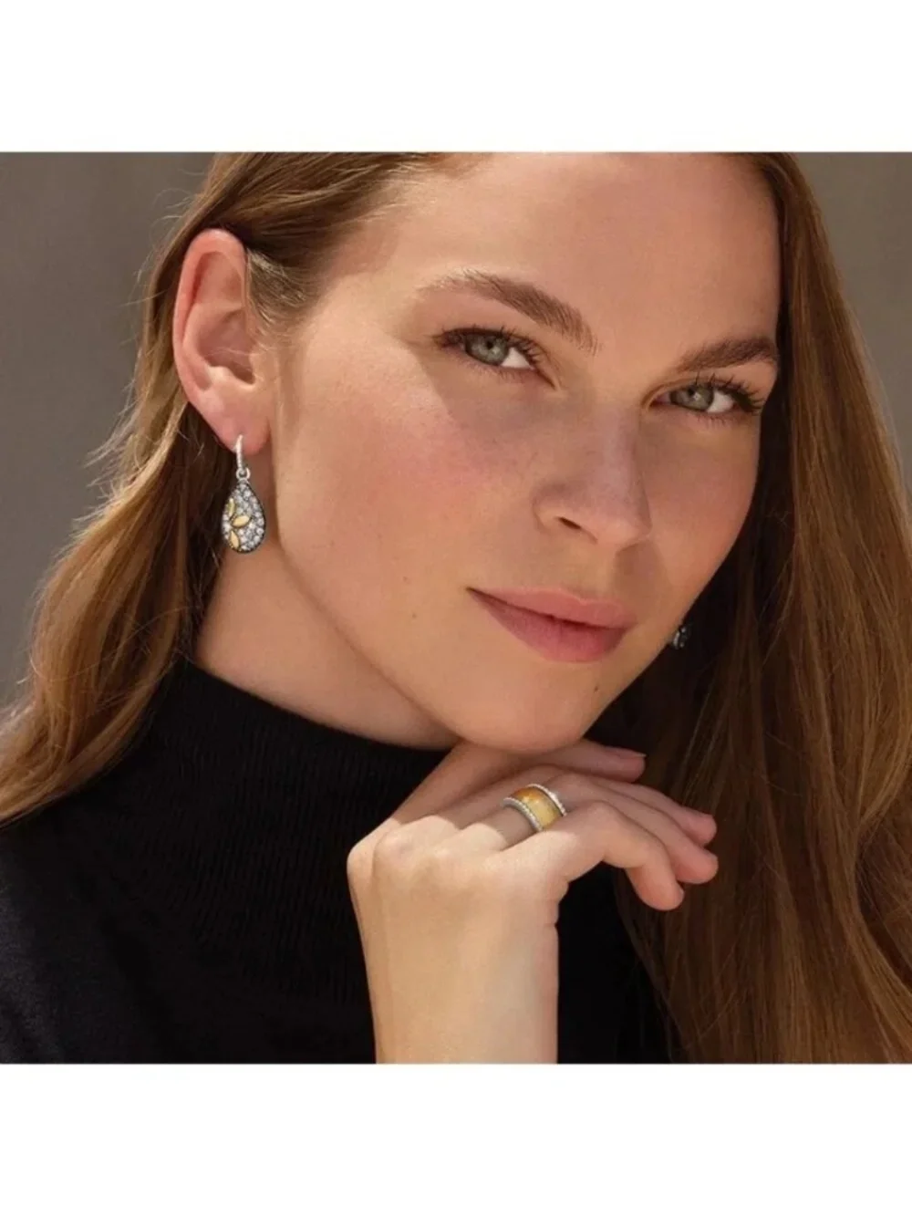 🌼🆕Brighton Garden Of Love Teardrop French Wire Earrings $118